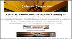 Desktop Screenshot of californiagardens.com