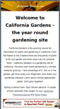 Mobile Screenshot of californiagardens.com