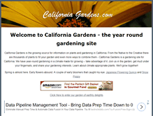 Tablet Screenshot of californiagardens.com